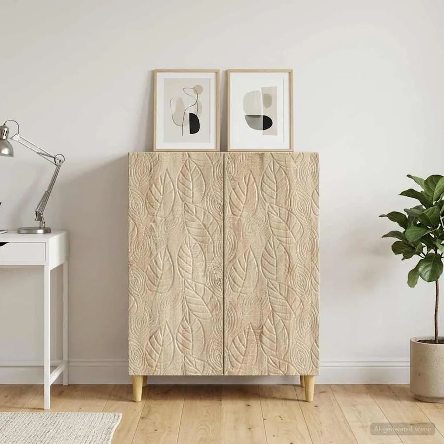 Buffet Chêne Sonoma 66 x 34,5 x 90 cm Bois d'ingénierie - 3