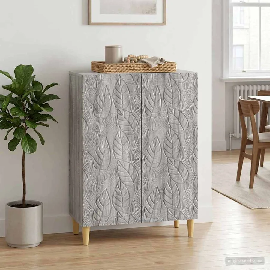 Buffet Sonoma gris 66 x 34,5 x 90 cm Bois d'ingénierie - 3