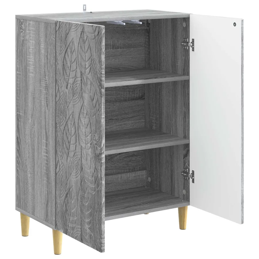 Buffet Sonoma gris 66 x 34,5 x 90 cm Bois d'ingénierie - 4