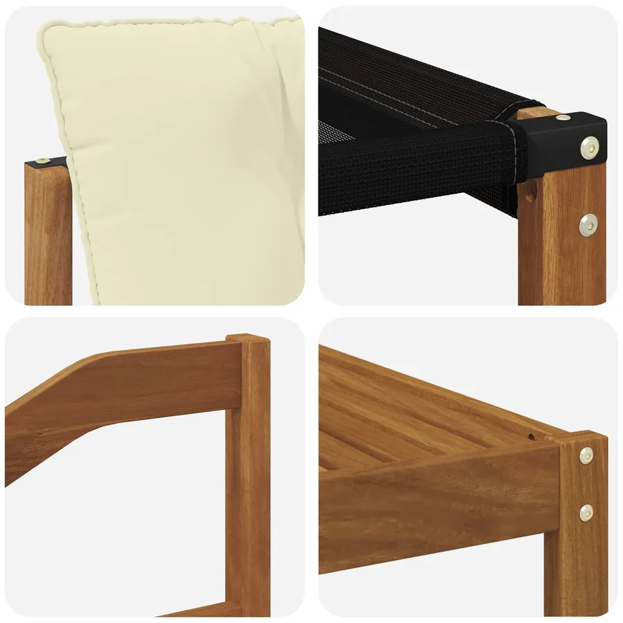 Ensemble de canapés d'extérieur 7 pcs Naturel et Crème - 9