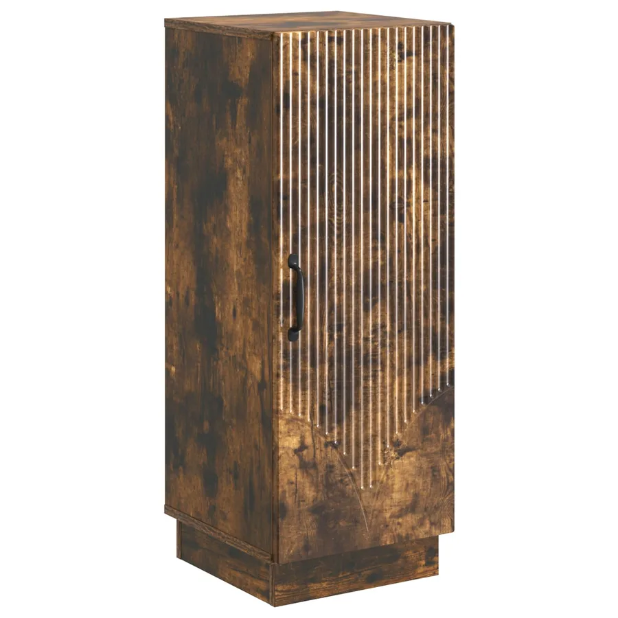 Buffet Chêne fumé 33 x 34,5 x 87 cm Bois d'ingénierie - 2