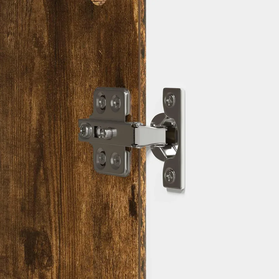 Buffet Chêne fumé 33 x 34,5 x 87 cm Bois d'ingénierie - 9