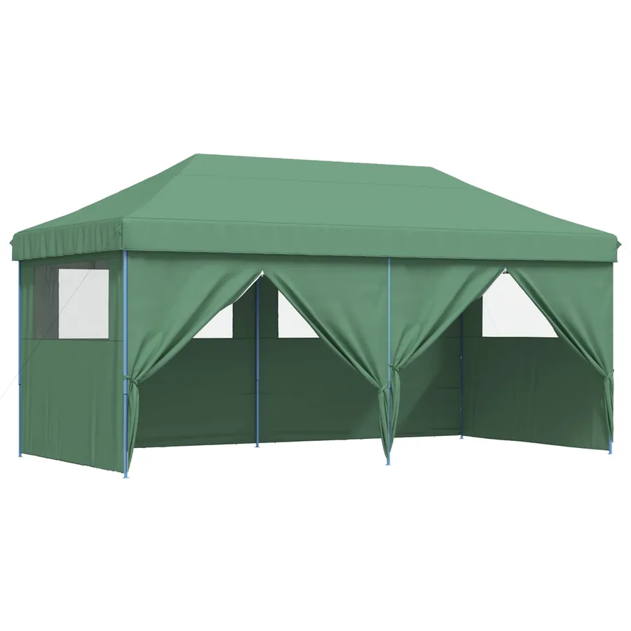 Tente de fête Vert 292 x 580 x 315 cm Tissu Oxford - 2