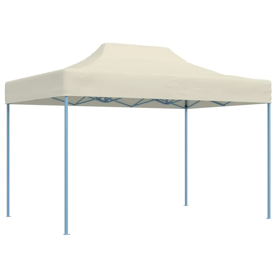 Tente de fête Crème 280 x 410 x 315 cm Tissu Oxford