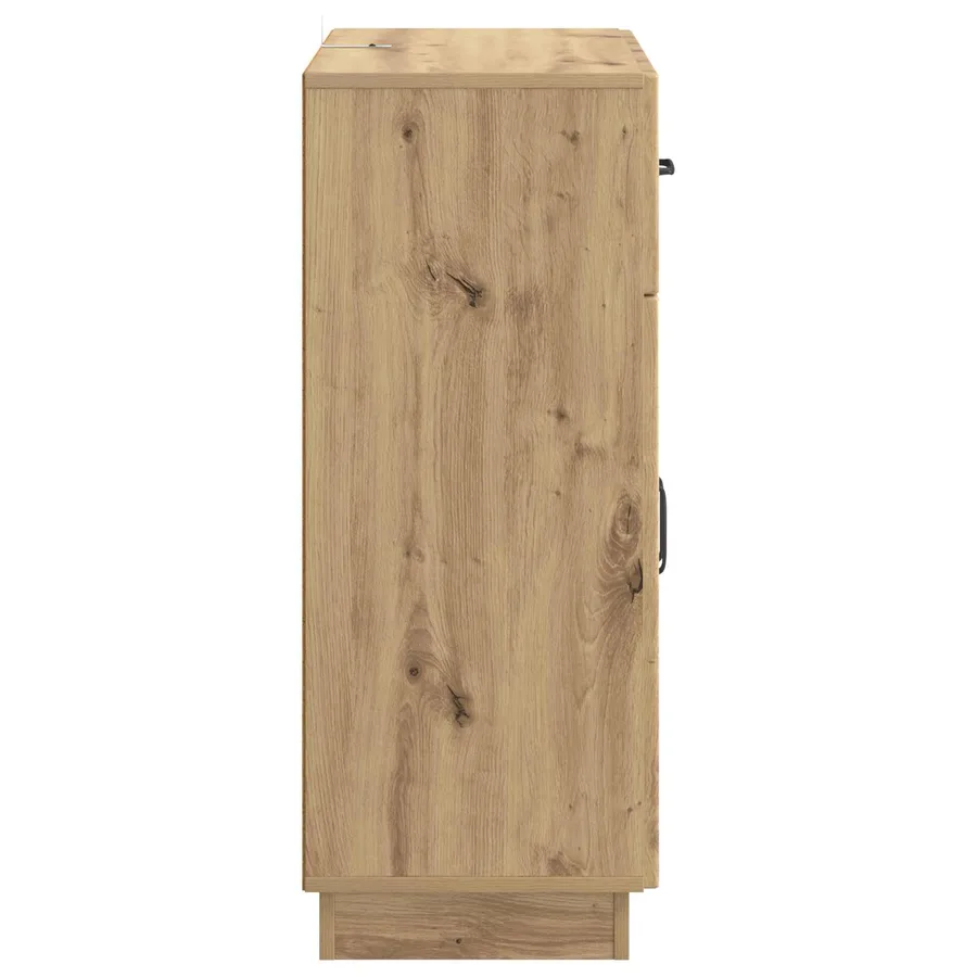 Buffet Chêne artisanal 66 x 34,5 x 87 cm Bois d'ingénierie - 7