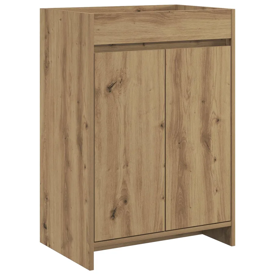 Ensemble de mobilier de salle de bain Chêne artisanal - 4