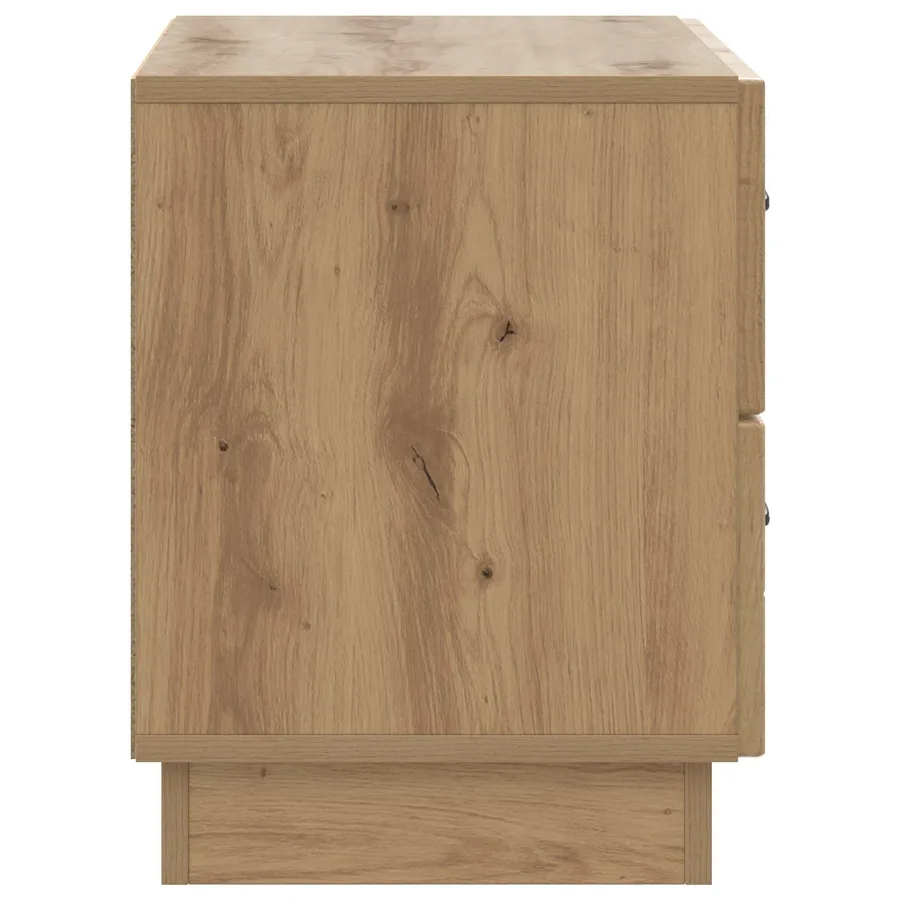 Cabinet de chevet Chêne artisanal 62 x 34,5 x 44,5 cm - 6