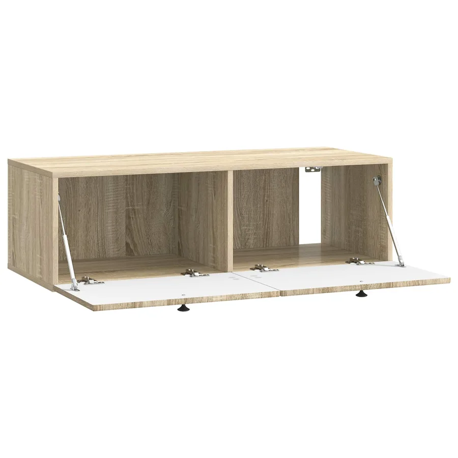 Meuble TV mural Chêne Sonoma 98 x 41 x 30 cm Bois d'ingénierie - 5