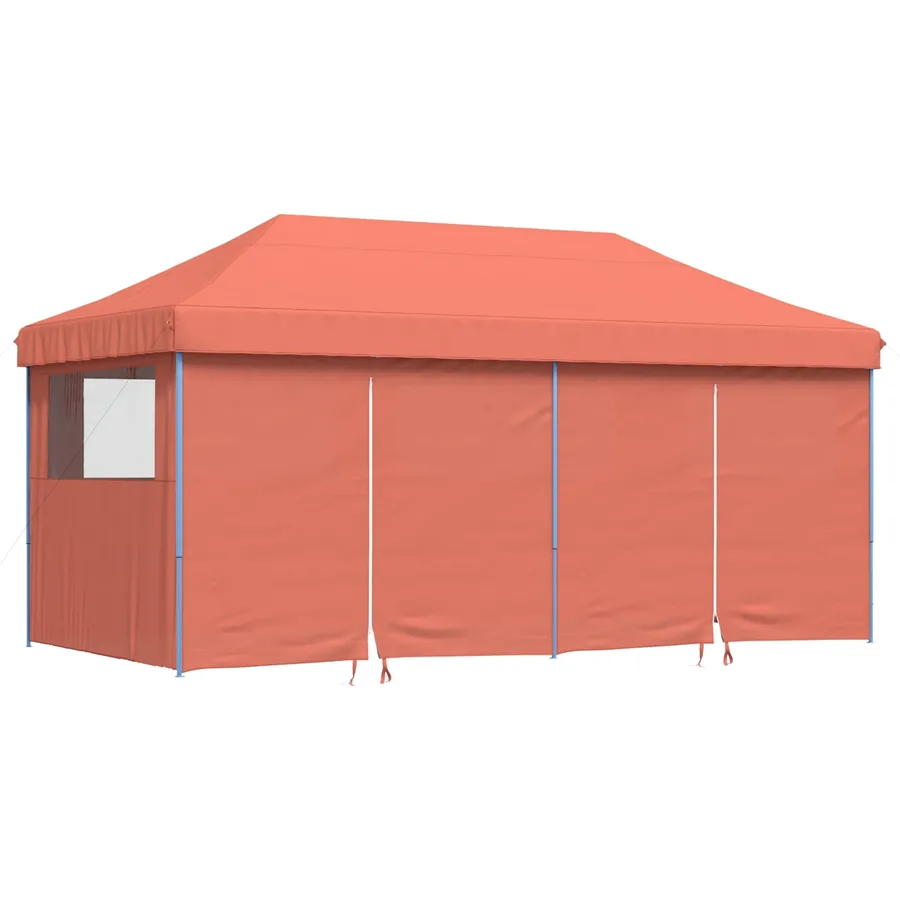 Tente de fête Terre cuite 292 x 580 x 315 cm Tissu Oxford - 3