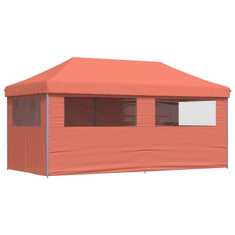 Tente de fête Terre cuite 292 x 580 x 315 cm Tissu Oxford - 7