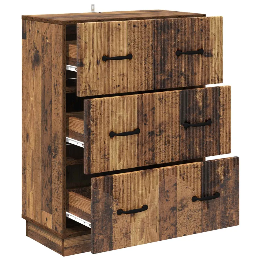 Armoire à tiroirs Bois ancien 66 x 34,5 x 87 cm - 5
