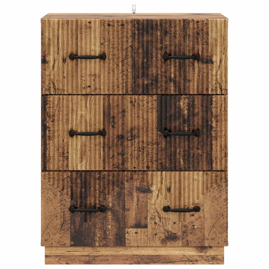 Armoire à tiroirs Bois ancien 66 x 34,5 x 87 cm - 6
