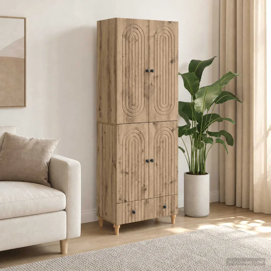 Ensemble de Meubles 2 pc Bois d'ingénierie - 4