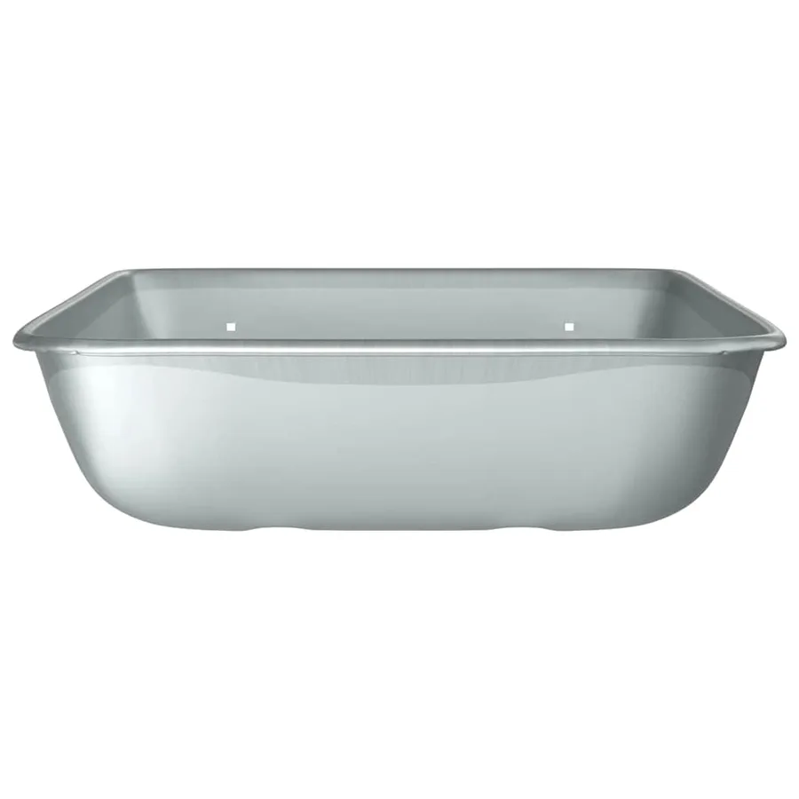 Remplacement du plateau de brouette Argenté 80 x 60 x 25 cm - 5