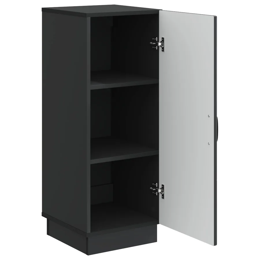 Buffet Noir 33 x 34,5 x 87 cm Bois d'ingénierie - 5