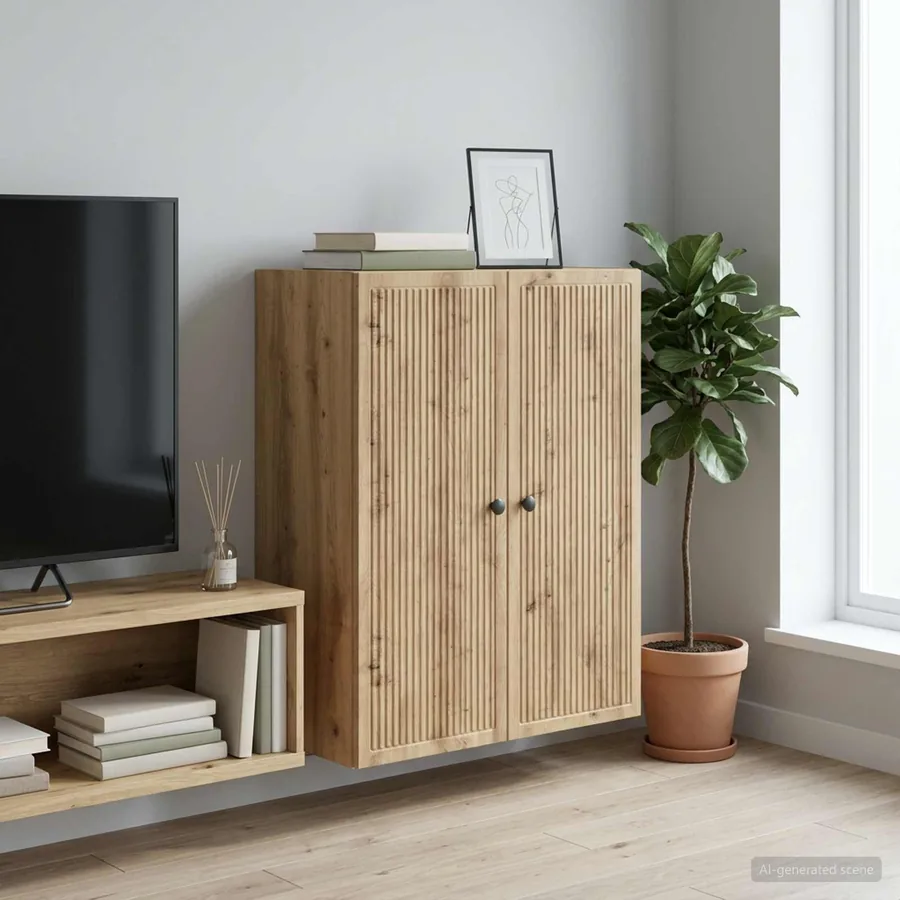 Armoire Murale 66 x 34,5 x 90 cm Bois d'ingénierie