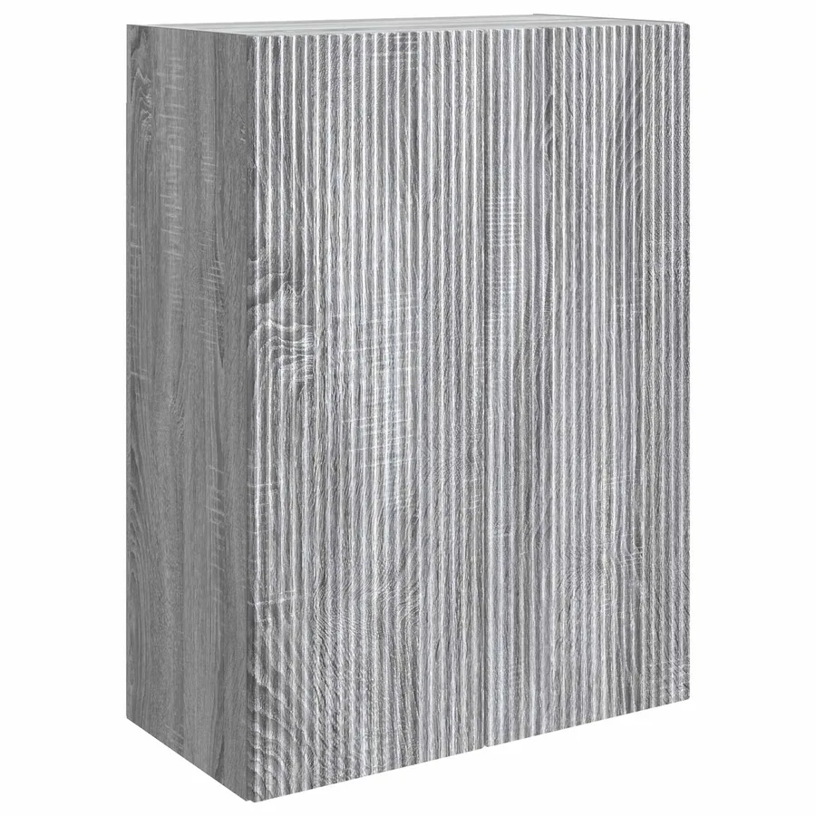 Armoire Murale Sonoma gris 66 x 34,5 x 90 cm Bois d'ingénierie - 2