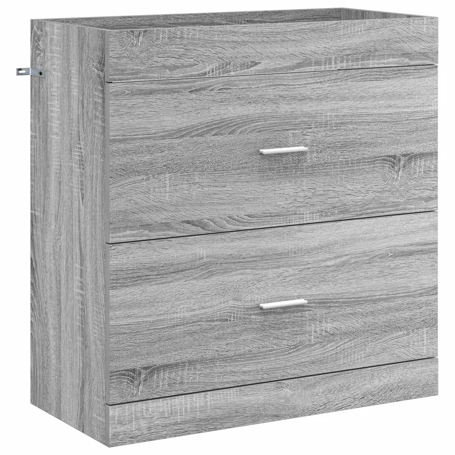 Ensemble de mobilier de salle de bain Sonoma gris - 4
