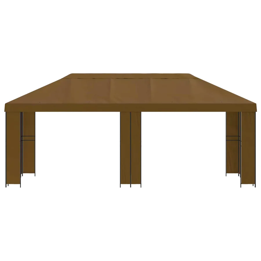 Abri de jardin 6 x 3 m Taupe Polyester et Acier 190 - 3