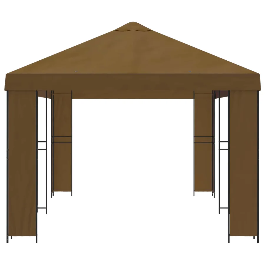 Abri de jardin 6 x 3 m Taupe Polyester et Acier 190 - 4