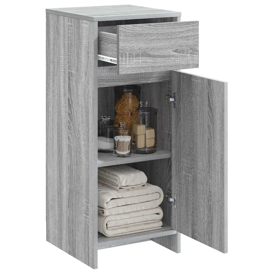 Armoire de salle de bain Sonoma gris 35 x 36,5 x 85 cm - 3