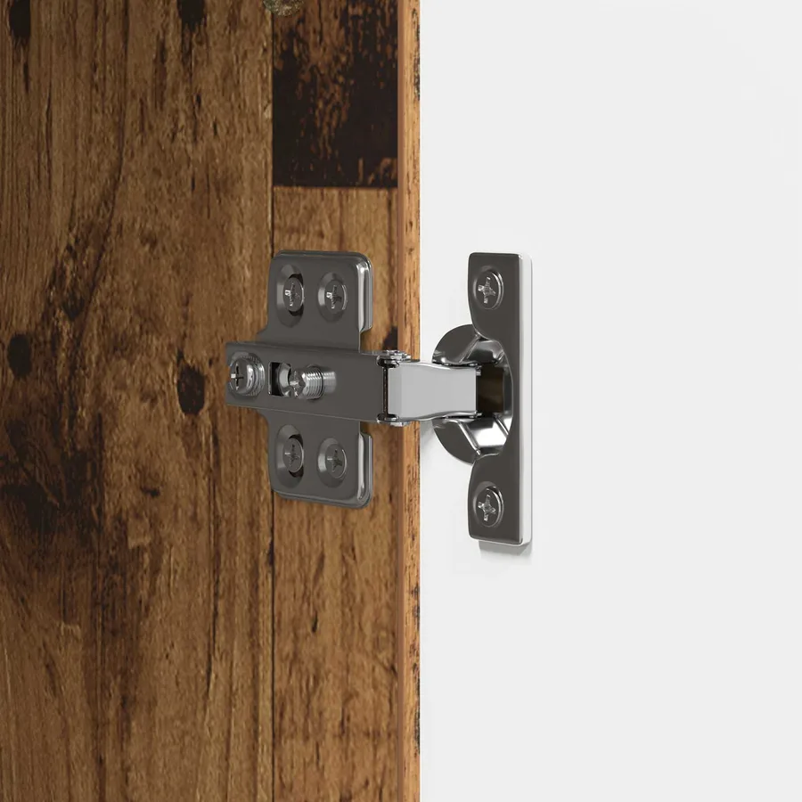 Meuble TV 102 x 34,5 x 50 cm Bois ancien Bois d'ingénierie - 9