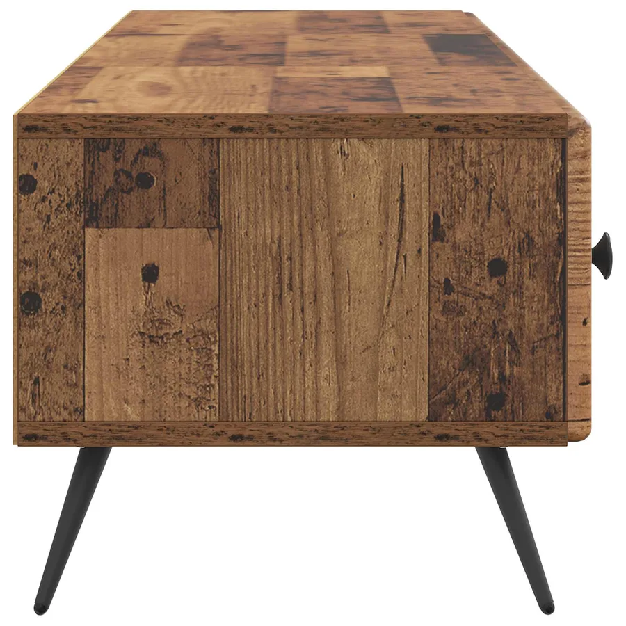 Meuble TV Bois ancien 147 x 34,5 x 30 cm Bois d'ingénierie - 7