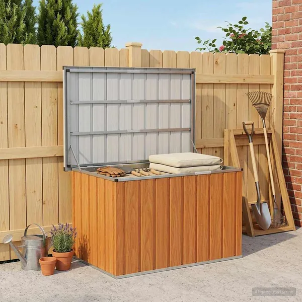 Boîte de Rangement Extérieure bois 109 x 67 x 65 cm