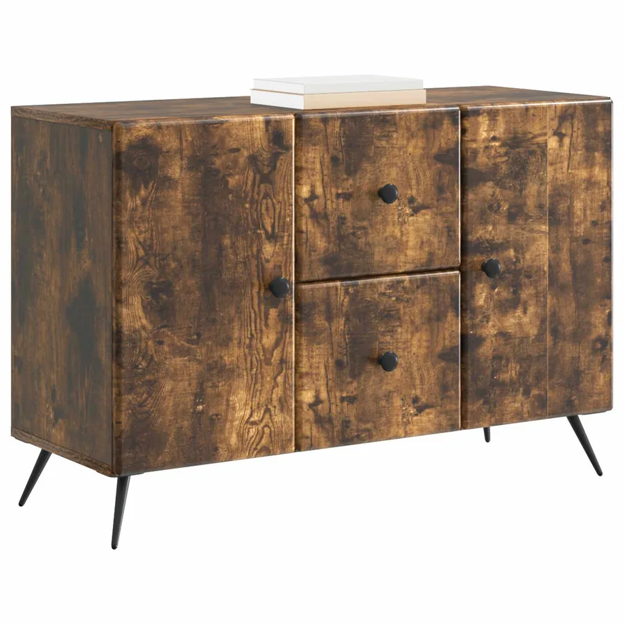 Buffet Chêne fumé 89 x 34,5 x 60 cm Bois d'ingénierie - 3