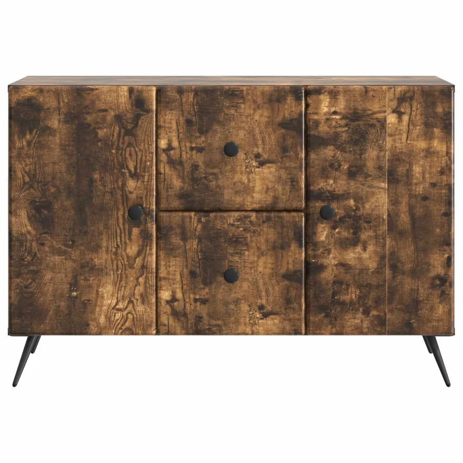 Buffet Chêne fumé 89 x 34,5 x 60 cm Bois d'ingénierie - 6