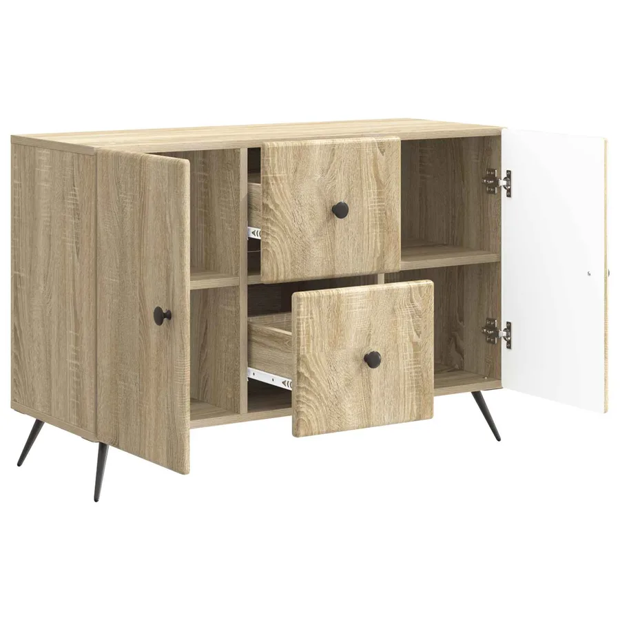 Buffet Chêne Sonoma 89 x 34,5 x 60 cm Bois d'ingénierie - 5