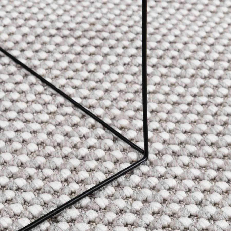 Tapis de surface LUGO Crème et gris 240 x 340 cm Polyester - 6