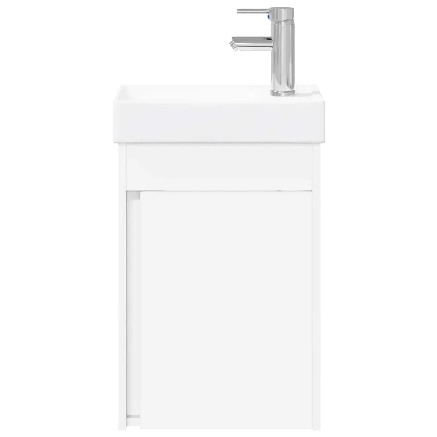 Meuble de salle de bain avec robinet Blanc 40,5 x 22,5 x 62 cm - 5