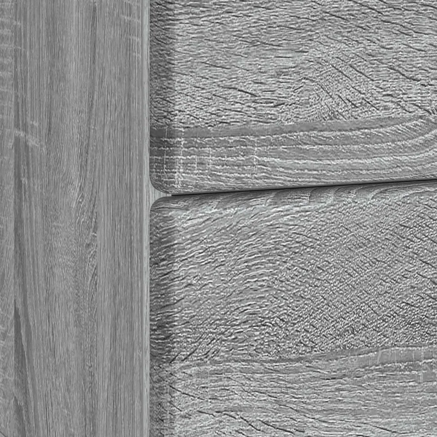 Cabinet de chevet 2 pcs Sonoma gris 43 x 34,5 x 47,5 cm - 8