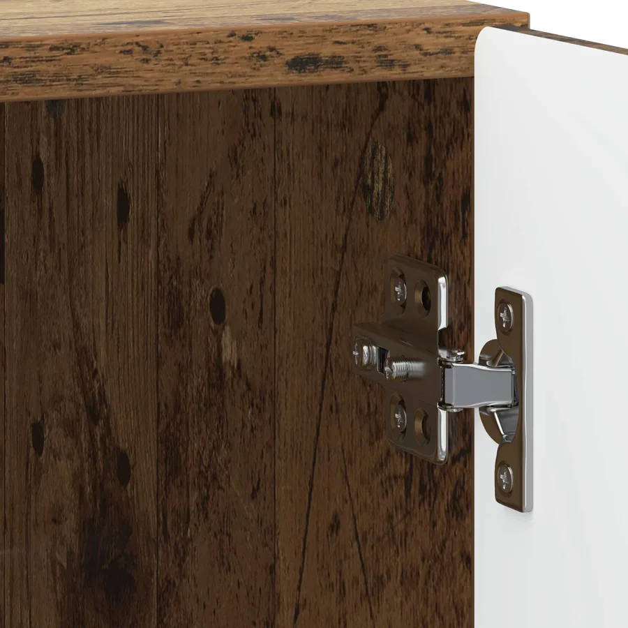 Cabinet de chevet 2 pcs Bois ancien 43 x 34,5 x 50 cm - 11