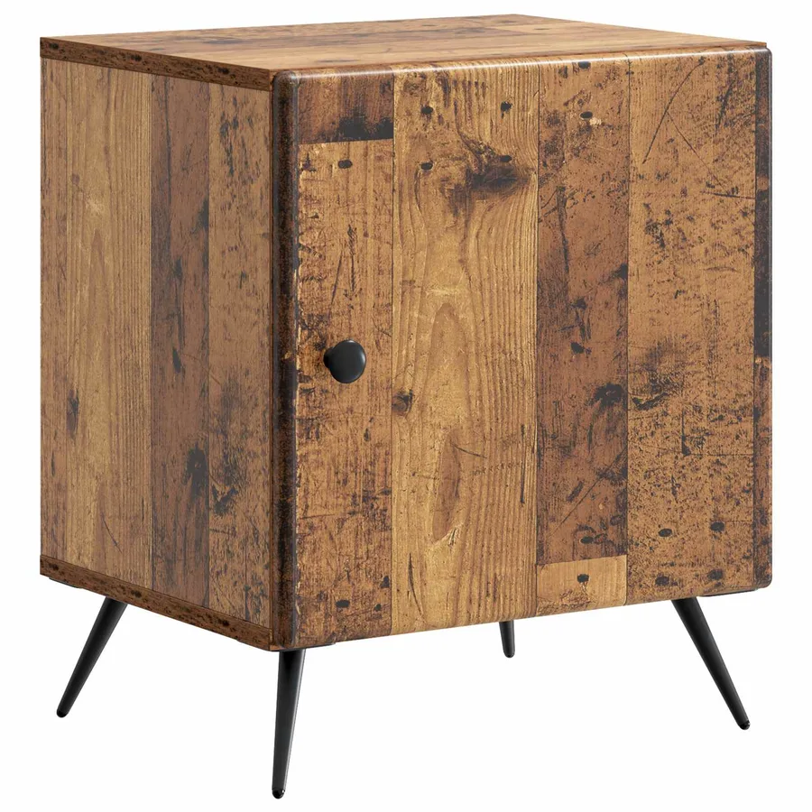 Cabinet de chevet 2 pcs Bois ancien 43 x 34,5 x 50 cm - 5