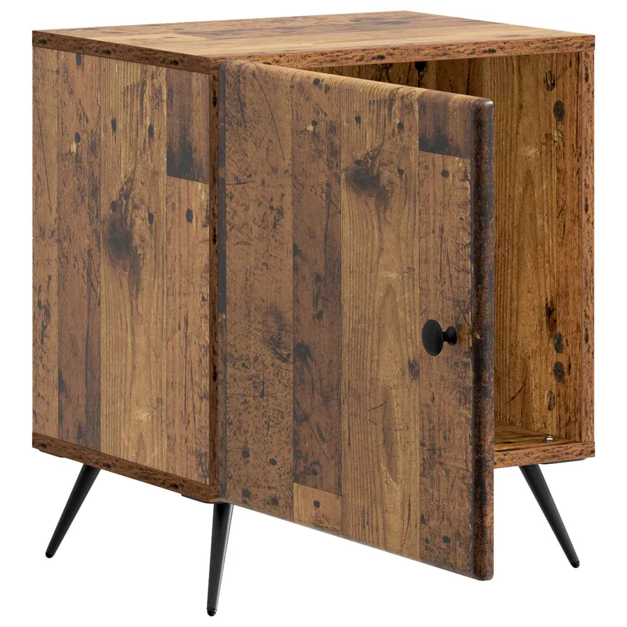 Cabinet de chevet 2 pcs Bois ancien 43 x 34,5 x 50 cm - 6
