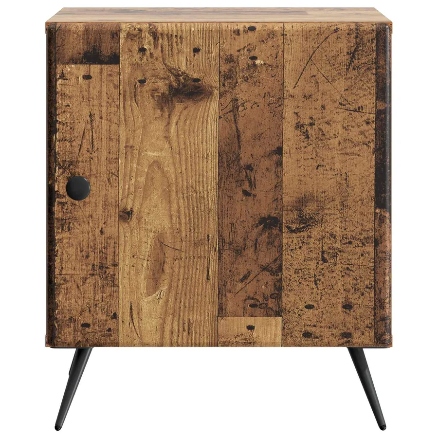 Cabinet de chevet 2 pcs Bois ancien 43 x 34,5 x 50 cm - 7