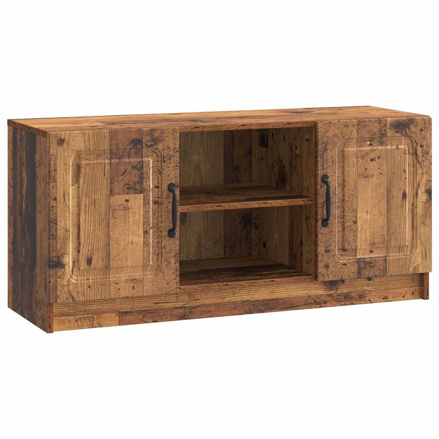 Meuble TV Bois ancien 102 x 34,5 x 47 cm Bois d'ingénierie - 2