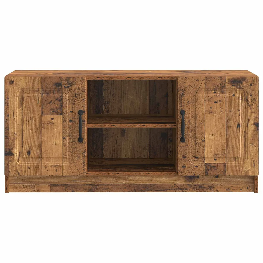 Meuble TV Bois ancien 102 x 34,5 x 47 cm Bois d'ingénierie - 6