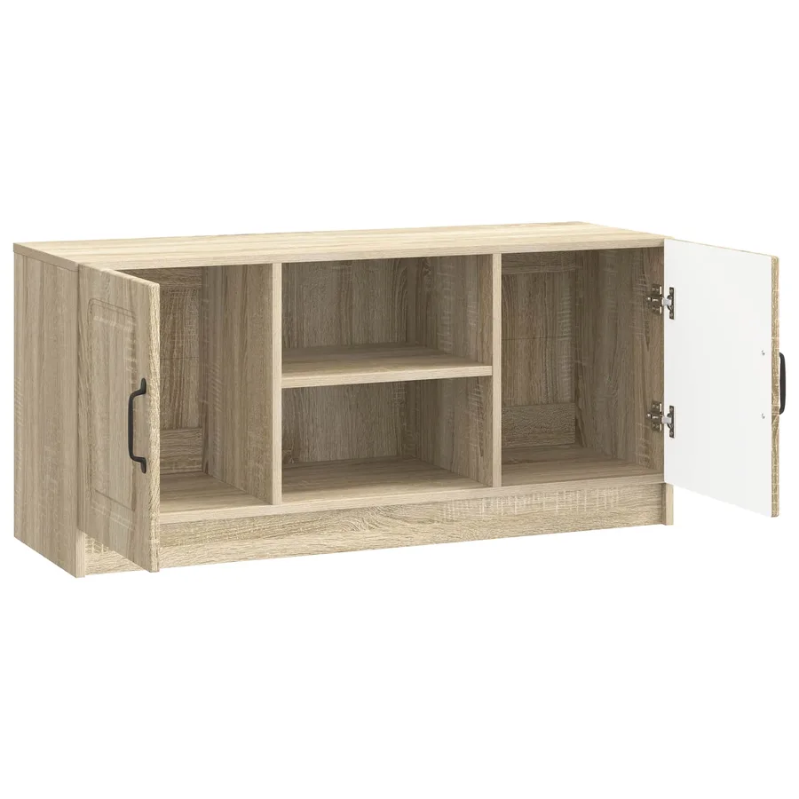Meuble TV Chêne Sonoma 102 x 34,5 x 47 cm Bois d'ingénierie - 5