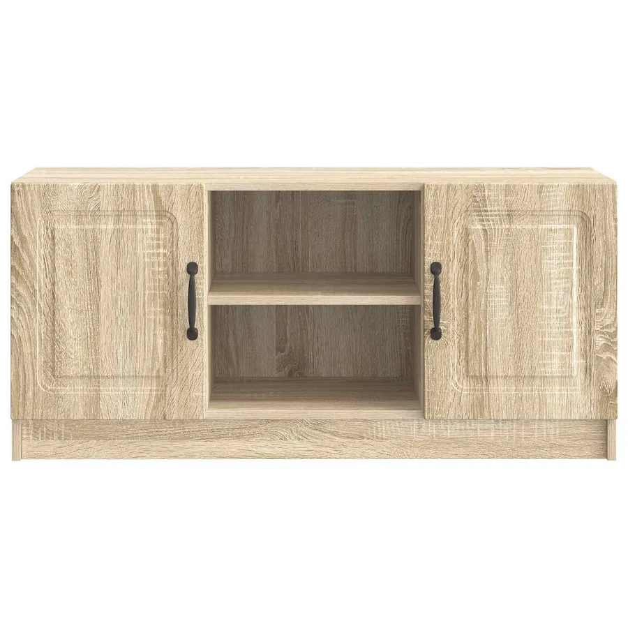 Meuble TV Chêne Sonoma 102 x 34,5 x 47 cm Bois d'ingénierie - 6