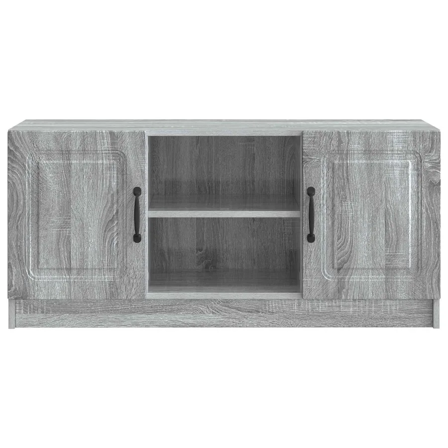 Meuble TV Sonoma gris 102 x 34,5 x 47 cm Bois d'ingénierie - 6