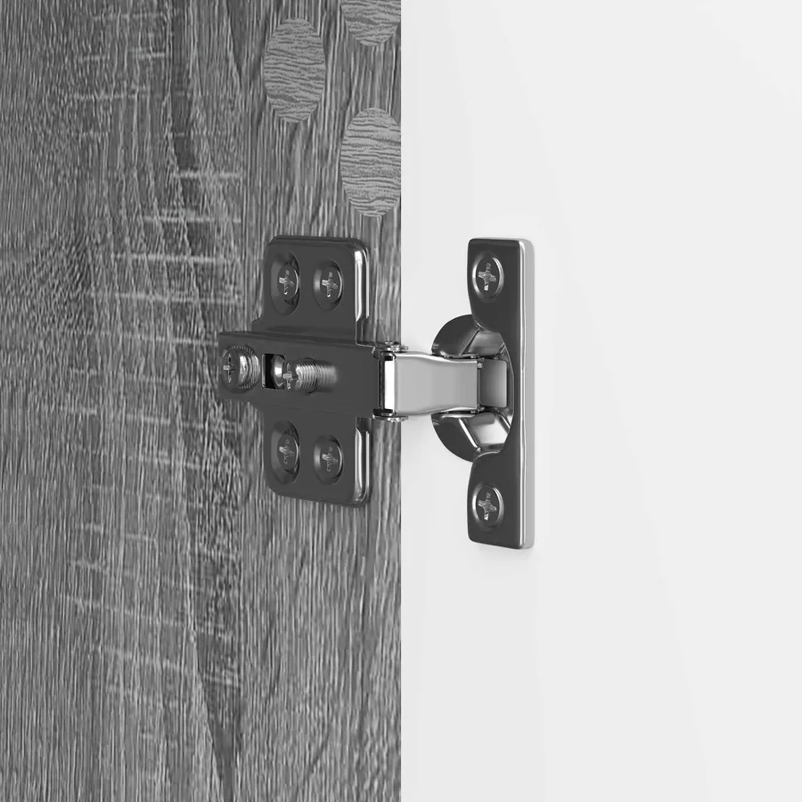 Meuble TV Sonoma gris 102 x 34,5 x 47 cm Bois d'ingénierie - 9