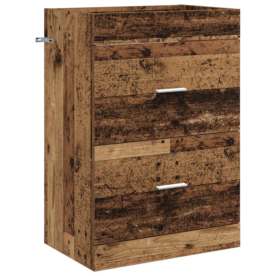 Ensemble de mobilier de salle de bain Bois ancien - 4