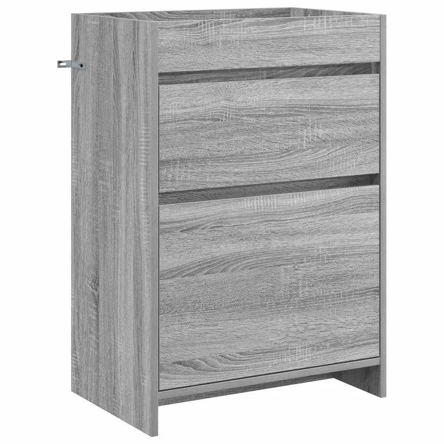 Ensemble de mobilier de salle de bain Sonoma gris - 4