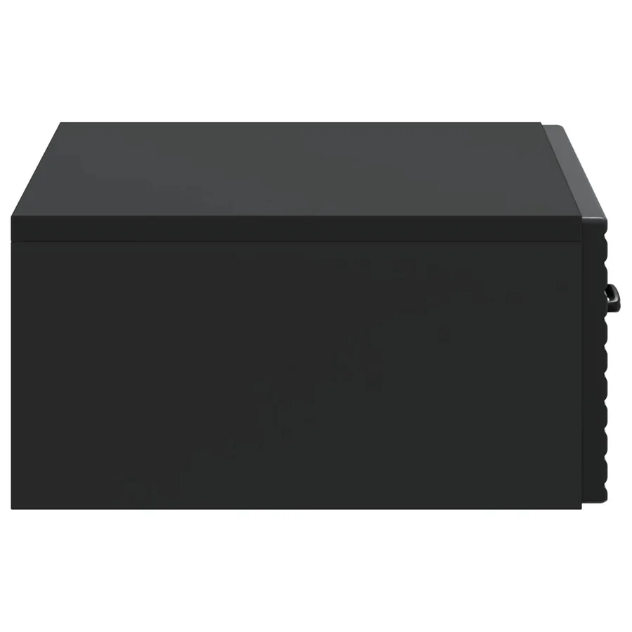 Table d'appoint murale Noir 59 x 34,5 x 17 cm Bois d'ingénierie - 6
