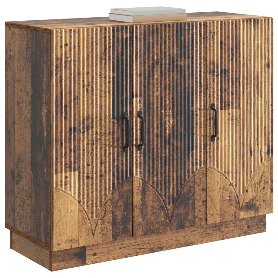 Buffet Bois ancien 89 x 34,5 x 77 cm Bois d'ingénierie - 3
