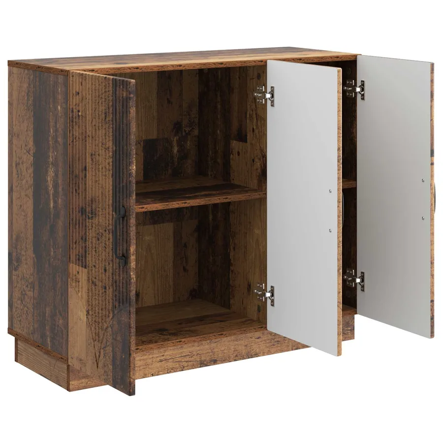 Buffet Bois ancien 89 x 34,5 x 77 cm Bois d'ingénierie - 5
