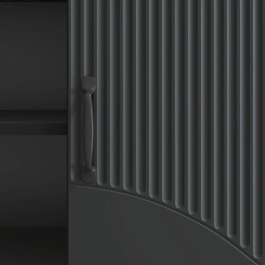 Meuble TV Noir 150 x 31 x 47 cm Bois d'ingénierie - 8